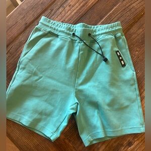 Raw Gear Tech Terry Shorts Aqua Blue Mens Small